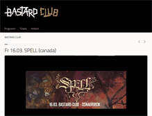 Tablet Screenshot of bastardclub.de